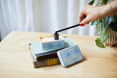 Paddywax 2-Wick Scented Candles Everyday Travel Tin Candle with Fragranced Soy Wax Blend, 5-Ounce, Teakwood + Jasmine