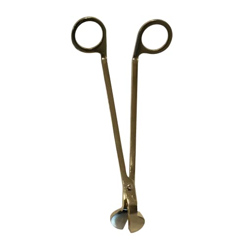 Paddywax Candle Accessories Wick Trimmer, Shiny Brass