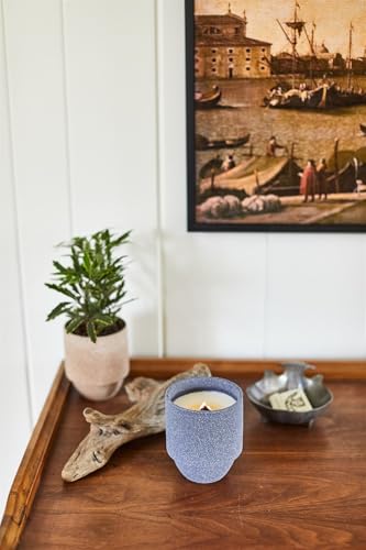 Paddywax National Parks Artisan Soy Wax Scented Candle Made in the USA, 11-Ounce Textured Ceramic Jar, Acadia