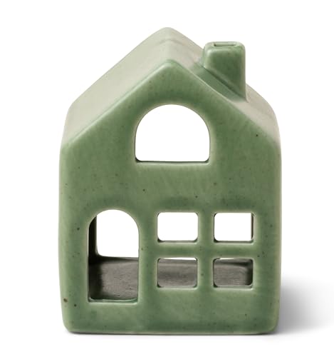 Paddywax Holiday Town Incense Holder with 20 Incense Cones, 3.83