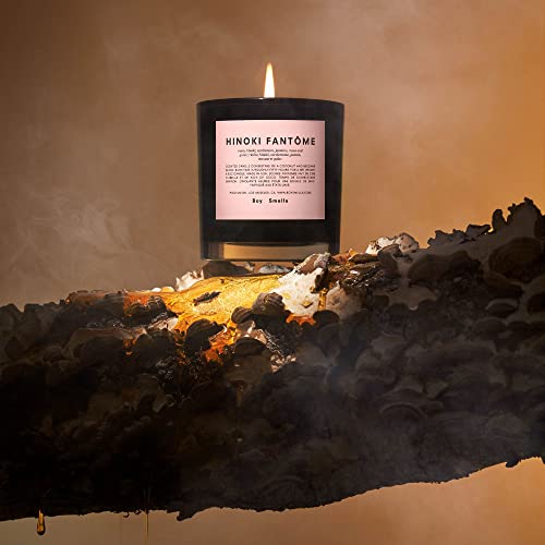 Boy Smells Hinoki Fantôme Scented Candle for Men and Women, Coconut, Beeswax, & Soy Candle Blend, Aromatherapy Candles for Home, 8.5 oz Jar, 50 Hour Burn