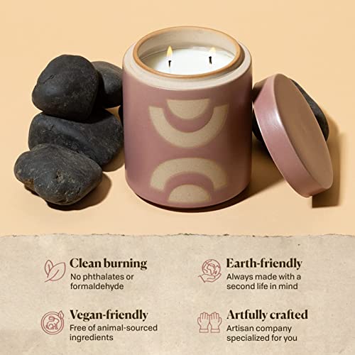 Paddywax Form Artisan Hand-Poured Scented Candle, 12-Ounce, Mandarin Mango