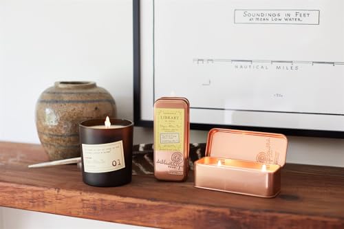 Paddywax Scented Candles Library Edgar Allan Poe Luxury Artisan Candle, 6.5-Ounce, Cardamom, Absinthe & Sandalwood