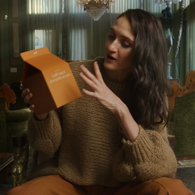 Half Baked Pumpkin Smash Scented Candle by Snif, Festive Fall Candle, 50+ Hours, 100% Cotton Fiber Wicks, Soy Wax Blend, Non-Toxic, Vegan, 8.5oz