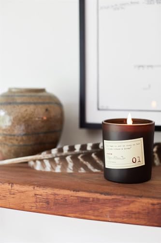 Paddywax Scented Candles Library Edgar Allan Poe Luxury Artisan Candle, 6.5-Ounce, Cardamom, Absinthe & Sandalwood
