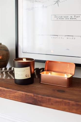 Paddywax Scented Candles Library Edgar Allan Poe Luxury Artisan Candle, 6.5-Ounce, Cardamom, Absinthe & Sandalwood